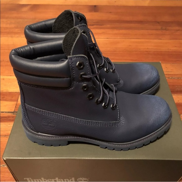 TIMBERLAND Men's 6" Tectuff Boots, Navy Size 11.5 - Picture 4 of 7